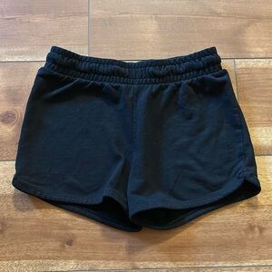 Plain black cat & jack comfy shorts